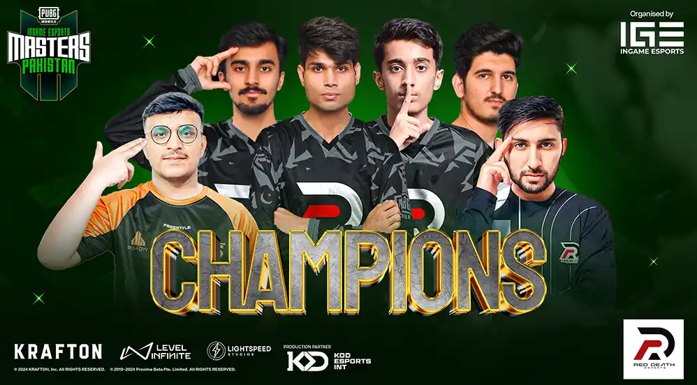 Red Death Esports, Seventh Element and R9 Esports dominate the IGE Masters Pakistan PUBG MOBILE Tournament
